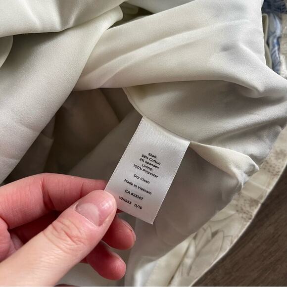 New Talbots Blue Daisy Floral Sheath Dress - Picture 6 of 7